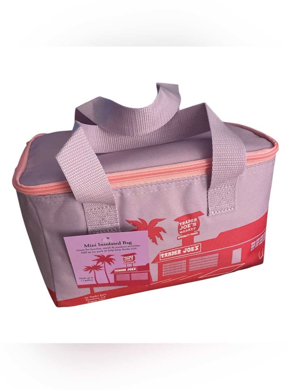 Trader Joe’s Lavendar & Pink Mini Insulated Lunch Bag